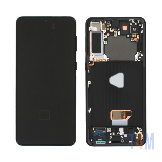 Touch+Display con Frame Samsung Galaxy S21 Plus 5G/SM-G996 6.7" Service Pack (Sin Câmara) Negro Fantasma